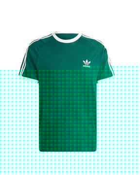 T-Shirt Uomo Adidas 3-Stripes Tee Green