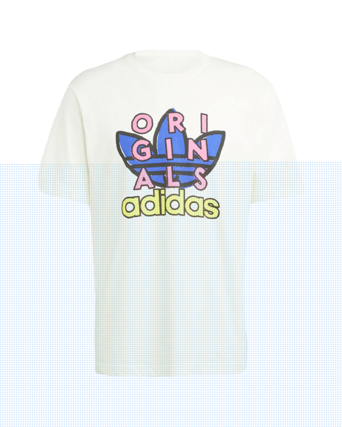 T-Shirt Uomo Adidas Big Logo Bianco