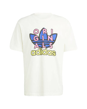 T-Shirt Uomo Adidas Big Logo Bianco