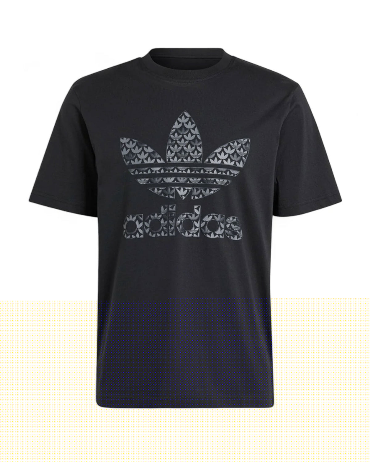 T-Shirt Uomo Adidas Big Logo Nero