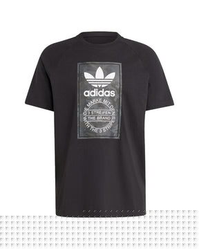 T-Shirt Uomo Adidas Camo Tongue Nero