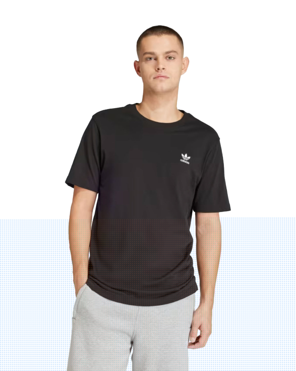 T-Shirt Uomo Adidas Essential Tee Nero