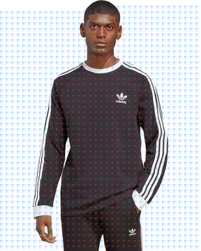 T-Shirt Uomo Adidas T-shirt 3-Stripes Nero