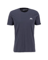 Man Tee Alpha Industries Basic Small Logo Blue