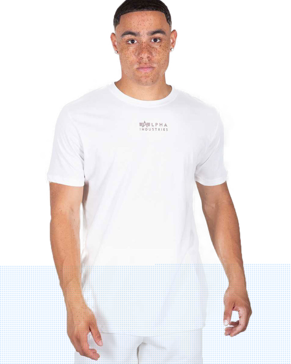 Man Tee Alpha Industries Organic White