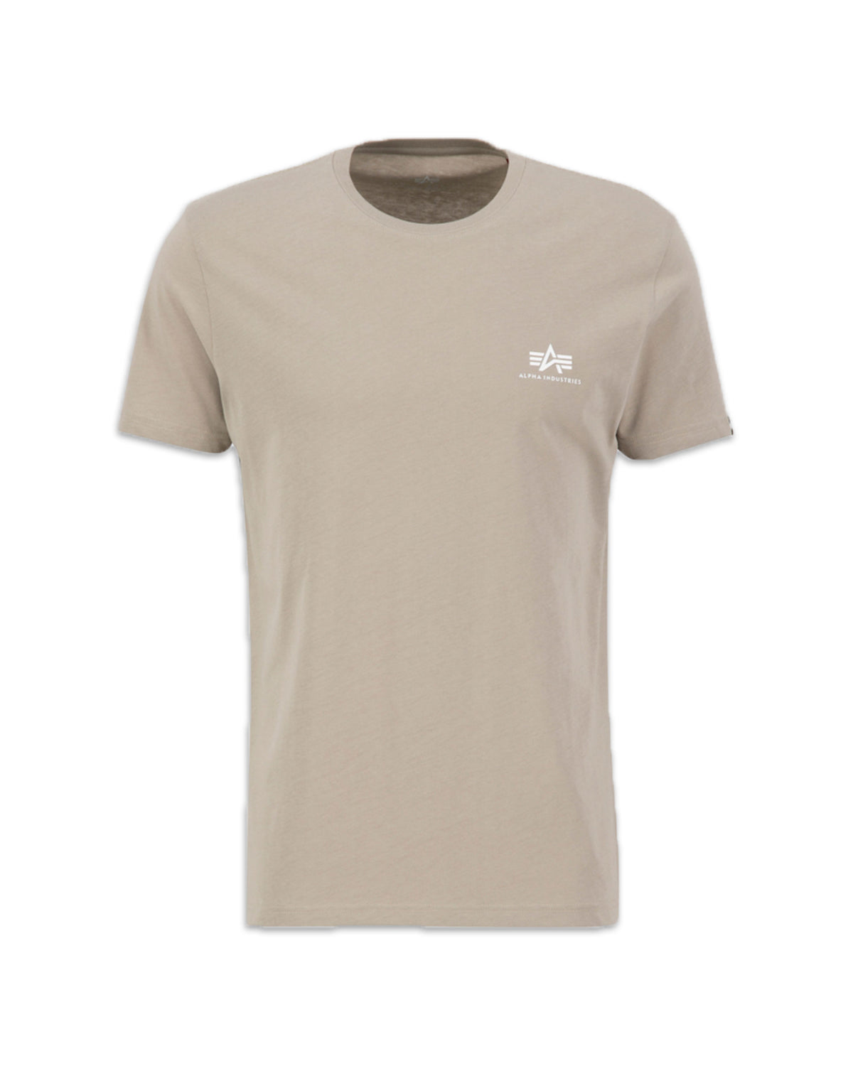 Man Tee Alpha Industries Small Logo Vintage Sand