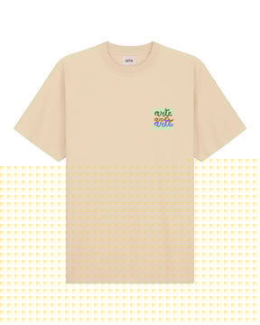 T-Shirt Uomo Arte Antwerp Multi Logo Tee Cream