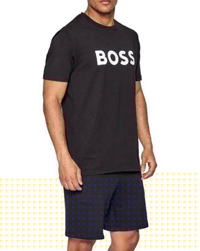 T-Shirt Uomo Boss Thinking 1 Nero