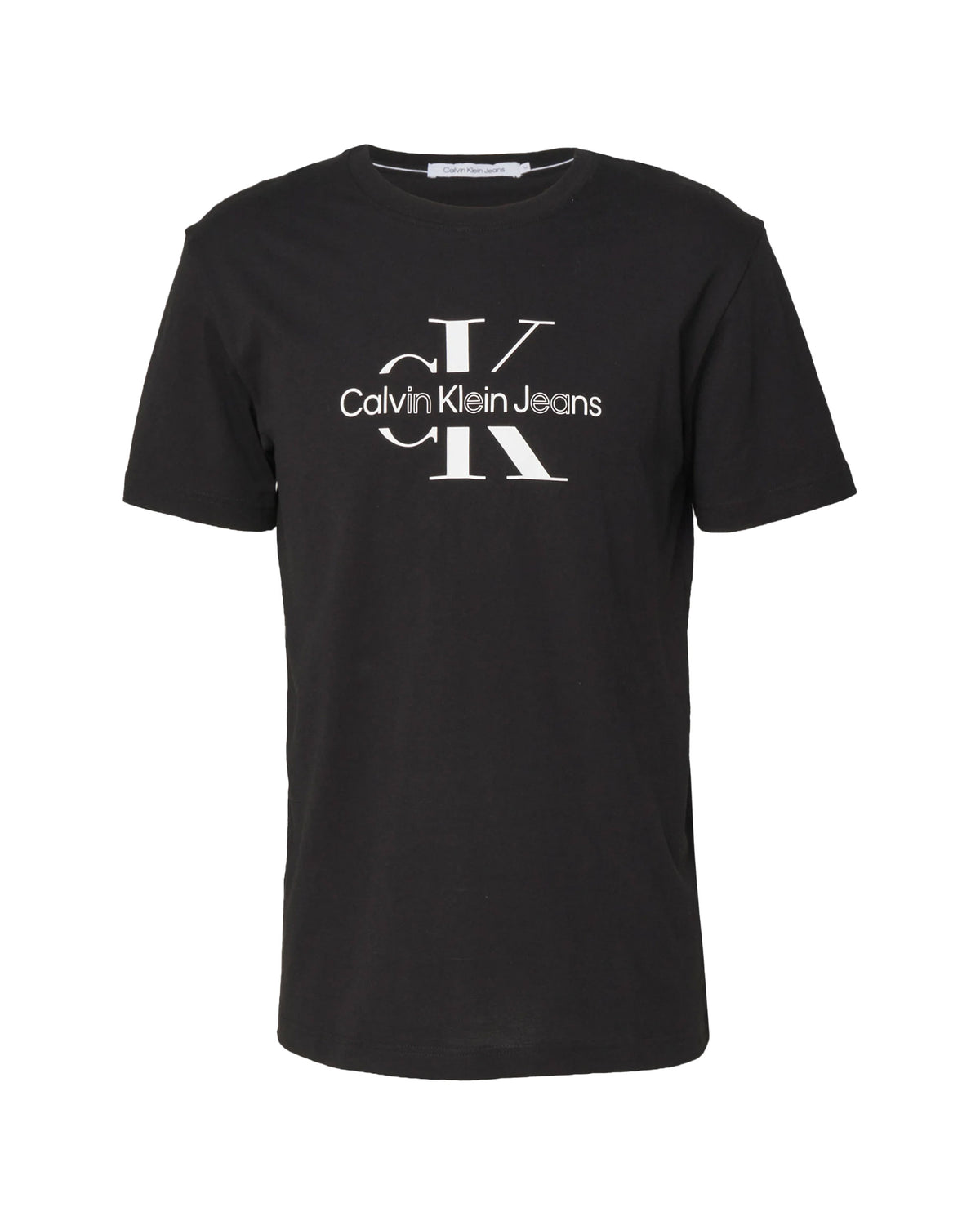 Man Tee Calvin Klein Distupted Outline Monolog Black