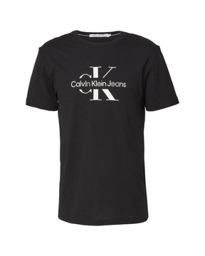 Man Tee Calvin Klein Distupted Outline Monolog Black