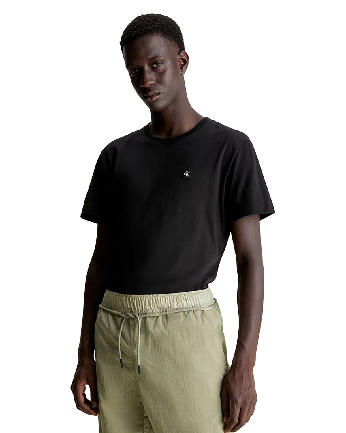Calvin Klein Embro Badge Tee Black
