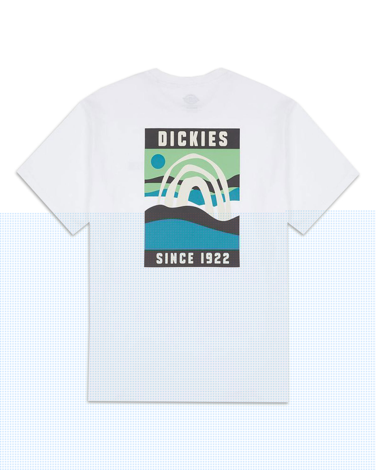 Man Tee Dickies Baker City White