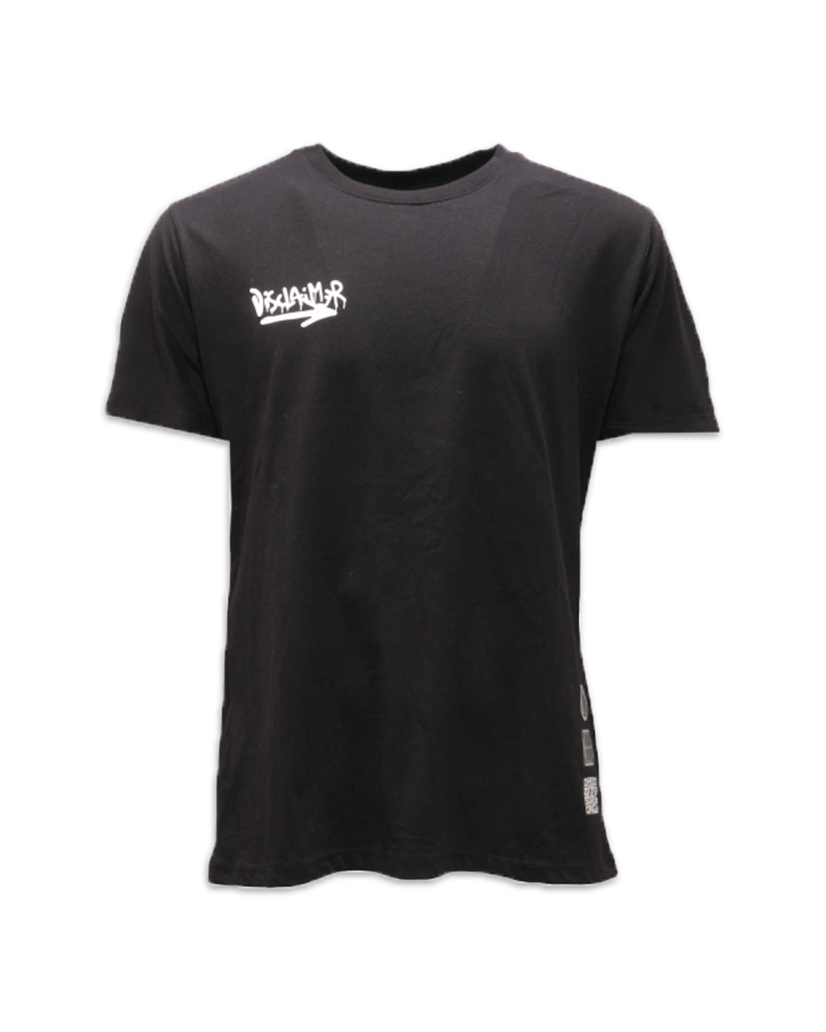 Man Shirt Disclaimer Black Yellow