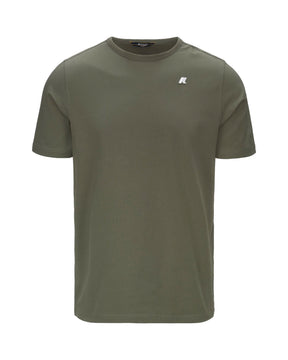 Men's Tee K-Way Adame Light Stretch Jersey Military Green