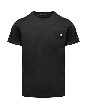 T-Shirt Uomo K-Way Pocket Sigur Nero