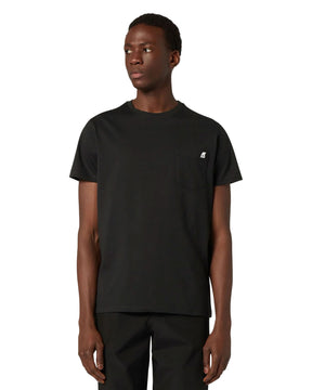 T-Shirt Uomo K-Way Pocket Sigur Nero