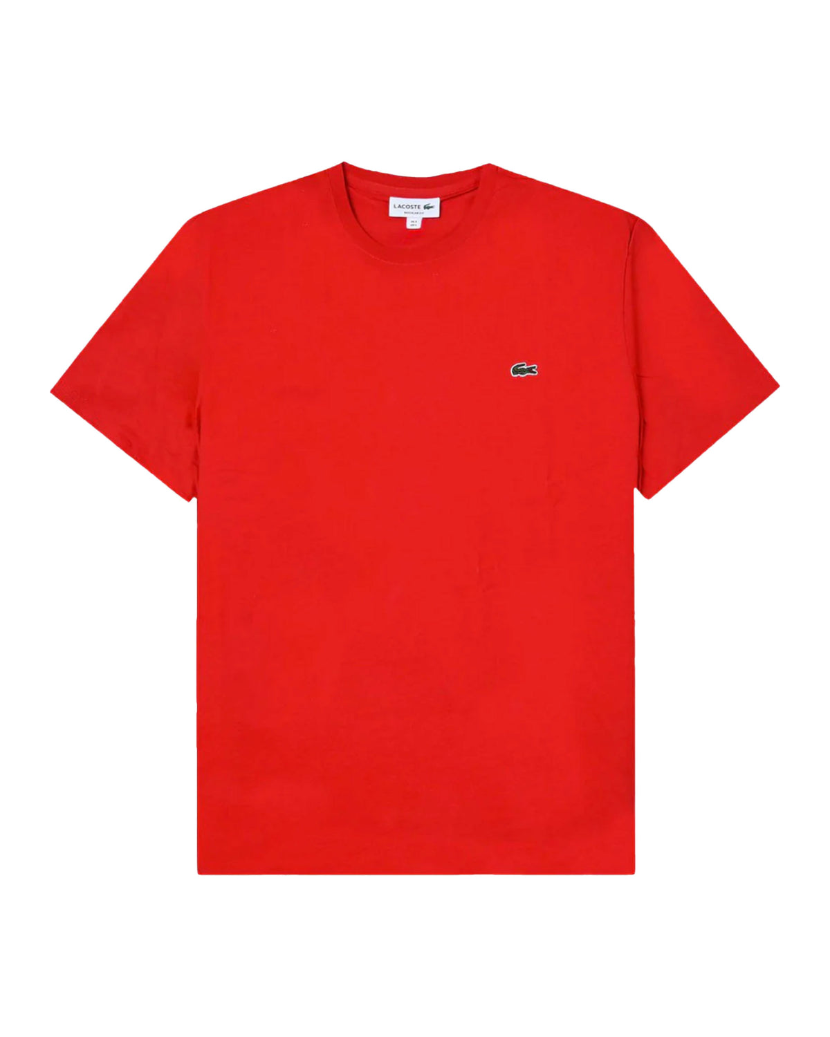 Man Tee Lacoste Basic Logo Red