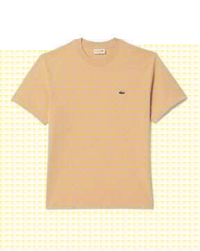 T-Shirt Uomo Lacoste Classic Logo Beige