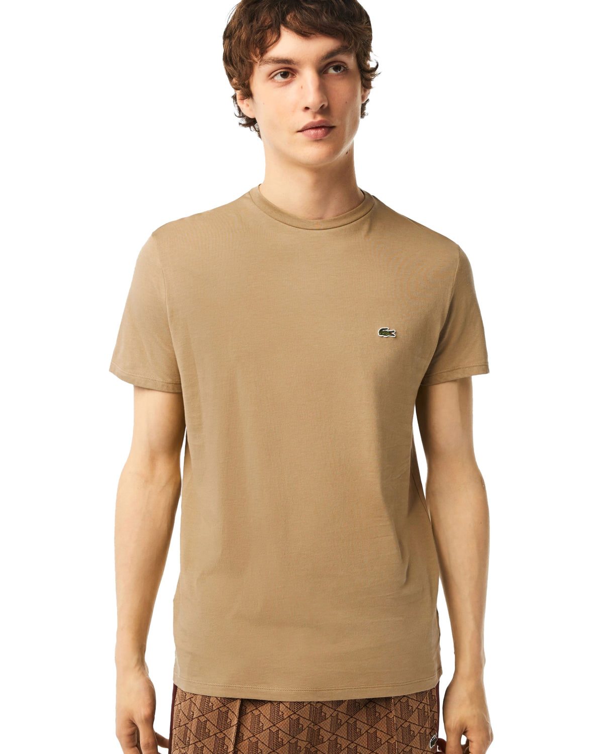 Man Tee Lacoste Pima Beige