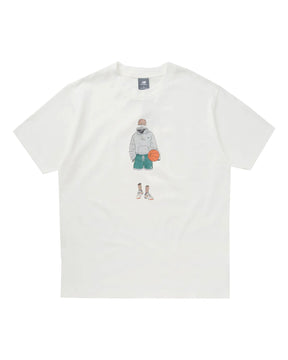 Man Tee New Balance Athletics Baseball Style Relaxed White