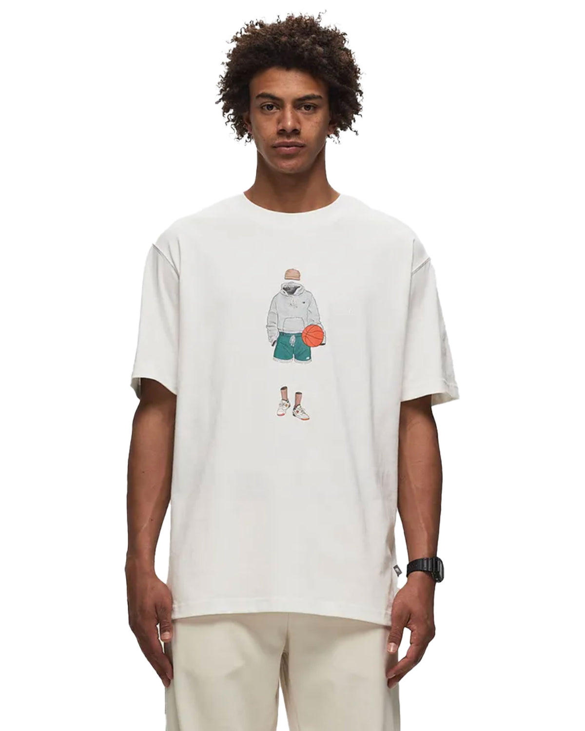 Man Tee New Balance Athletics Baseball Style Relaxed White