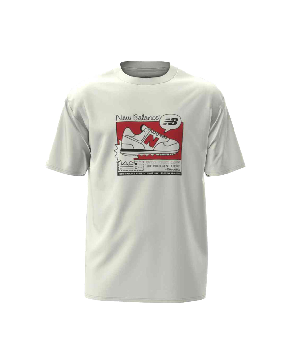 Man Tee New Balance Relaxed Ad White