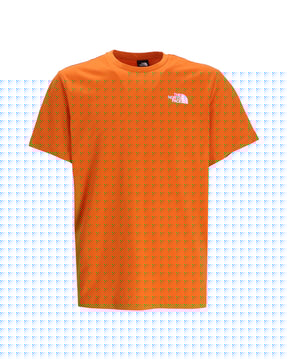 Man Tee The North Face Redbox Orange