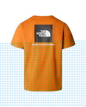 Man Tee The North Face Redbox Orange