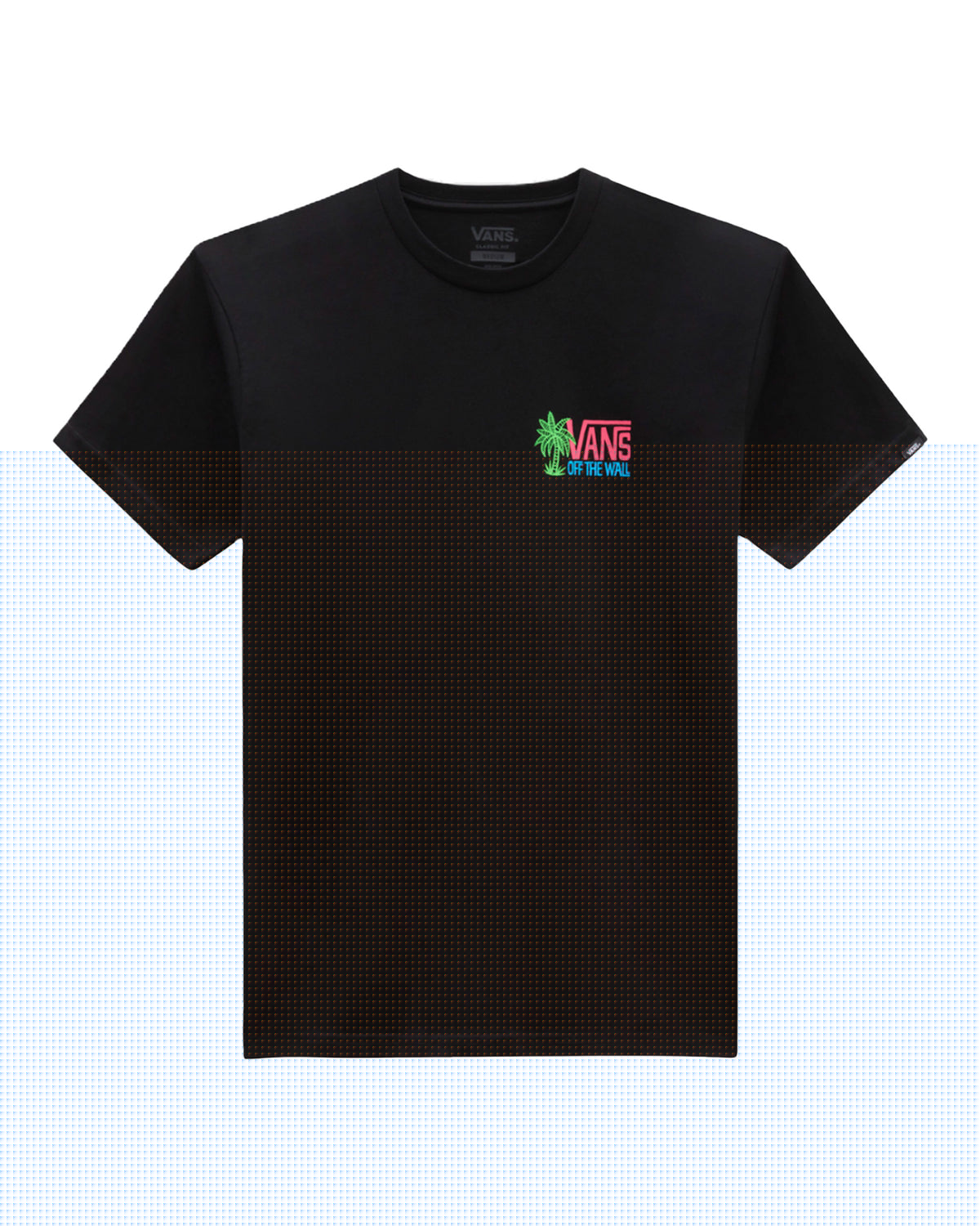 T-Shirt Uomo Vans Palm Lines SS Tee Nero