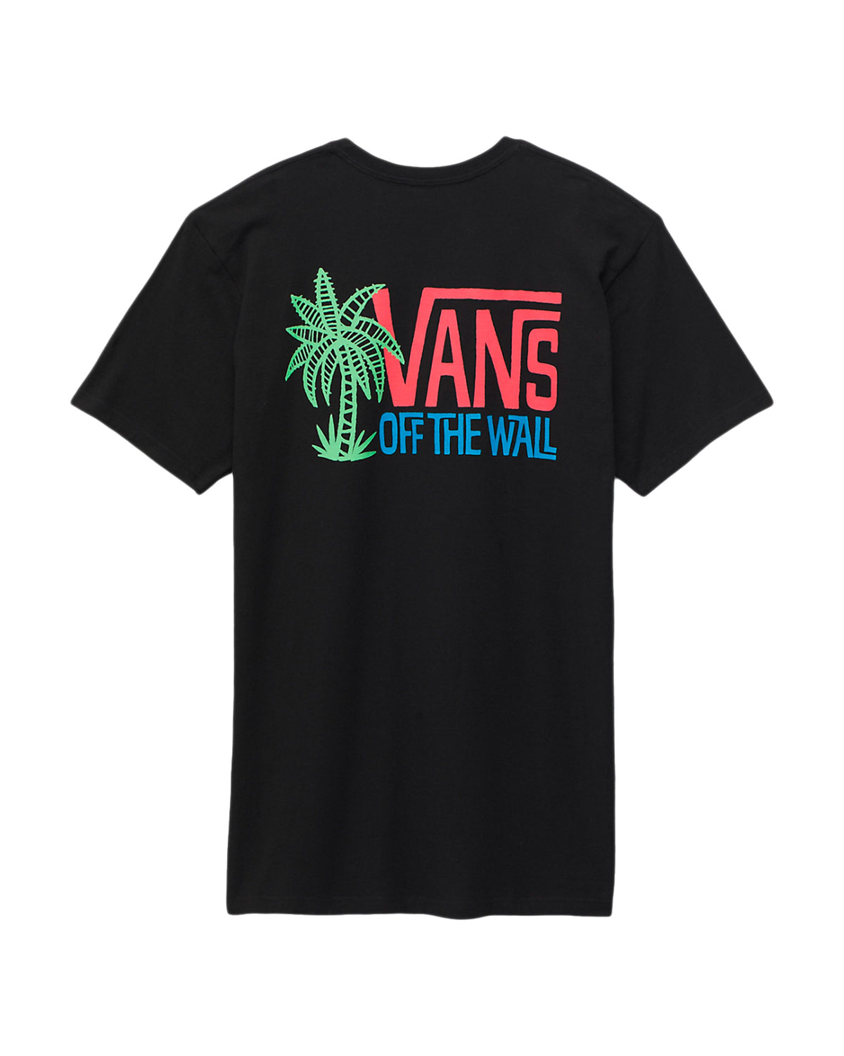 T-Shirt Uomo Vans Palm Lines SS Tee Nero