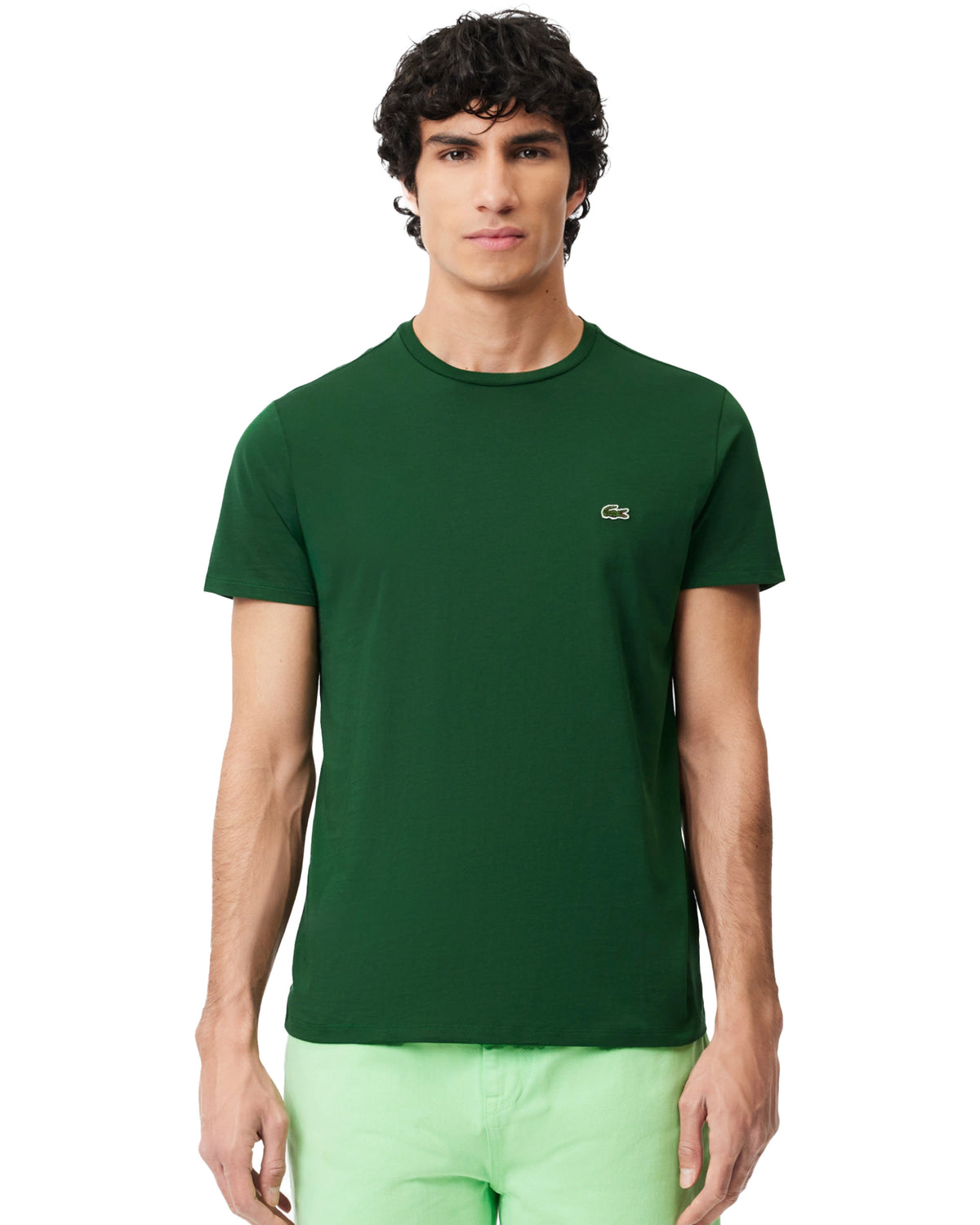 Man Tee Lacoste Pima Green