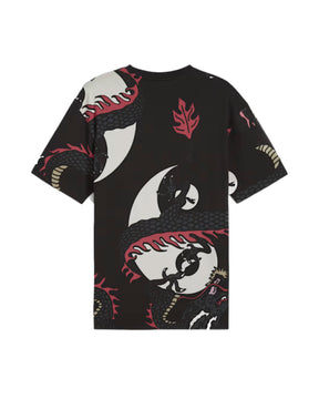 T-Shirt Uomo puma x Staple AOP Black