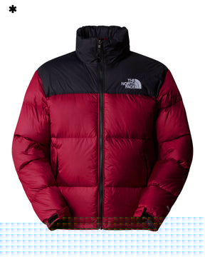 The North Face 1996 Retro Nuptse Jacket Beetroot TNF Black
