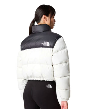 The North Face Nuptse Short Jacket White-Black