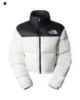 The North Face Nuptse Short Jacket White-Black