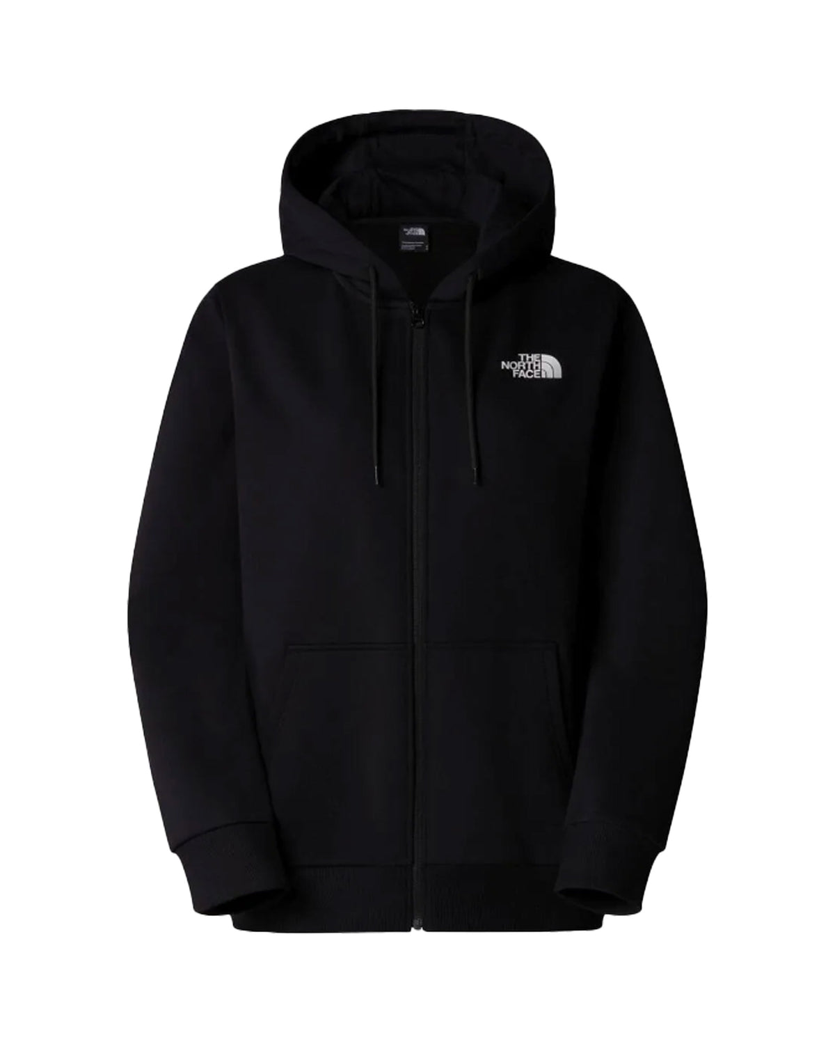 The North Face Simple Dome Full Zip Hoodie Black