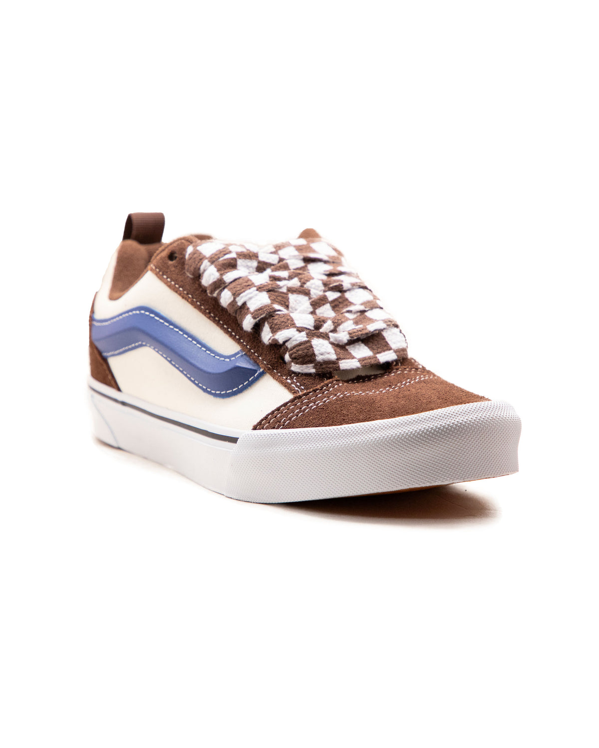 Vans Knu Skool Brown Mega Check Potting Soil
