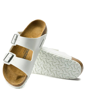 Sandali Donna BIRKENSTOCK Arizona Bianco Calzata Stretta 552683