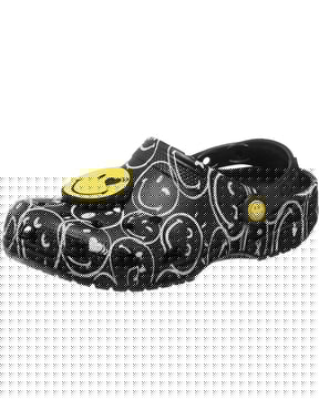 Crocs Classic 2022 Smiley Clog Black Multi