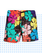 Costume Uomo Sundek Pop Print Nero Fiorato