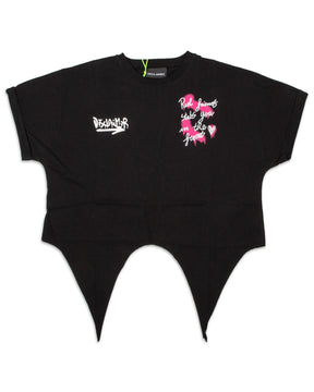 Crop Tee 22EDS51700-Nero