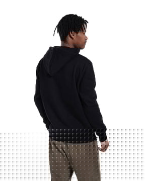 Felpa Uomo Alpha Industries Basic Hoody Small Logo Nero