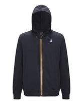 Man Hoodie K-Way Le Vrai Arnel Hv Poly Co Blue Depth