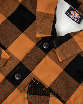 Man Jacket Dickies Lined Sacramento Brown
