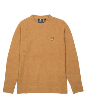 Crewneck Sweater Lyle And Scott Gold