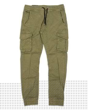 Man Pant Alpha Industries Cotton Twill Jogger
