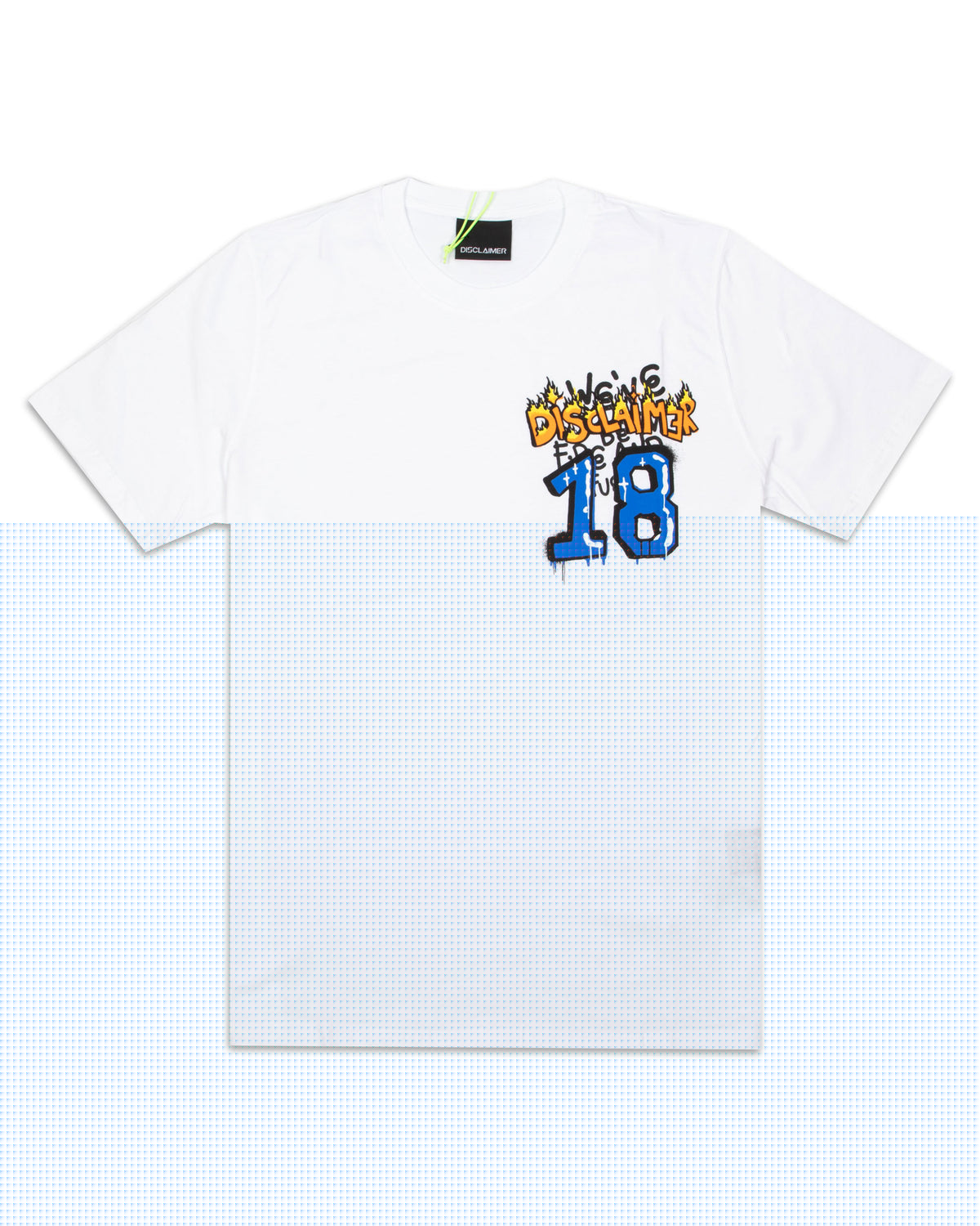 Man Tee Disclaimer White