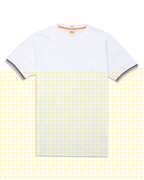 Man Tee Sundek Pocket White