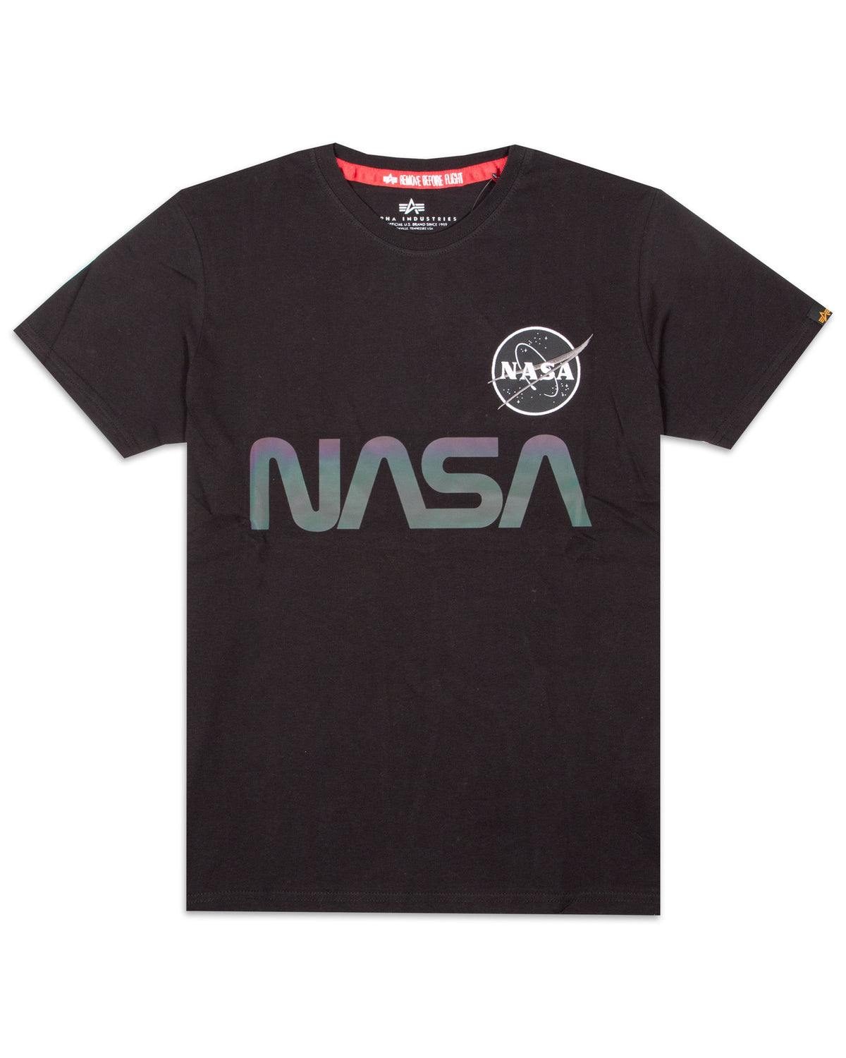 Man Tee Alpha Industries Raimbow Nasa