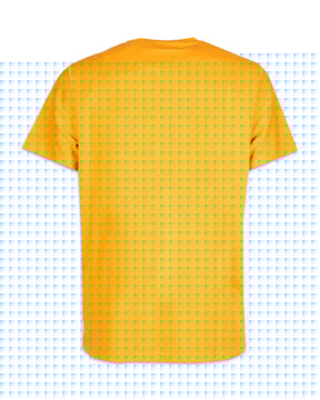 T-Shirt Uomo Arte Antwerp 3D Front Bauhaus Logo Arancio